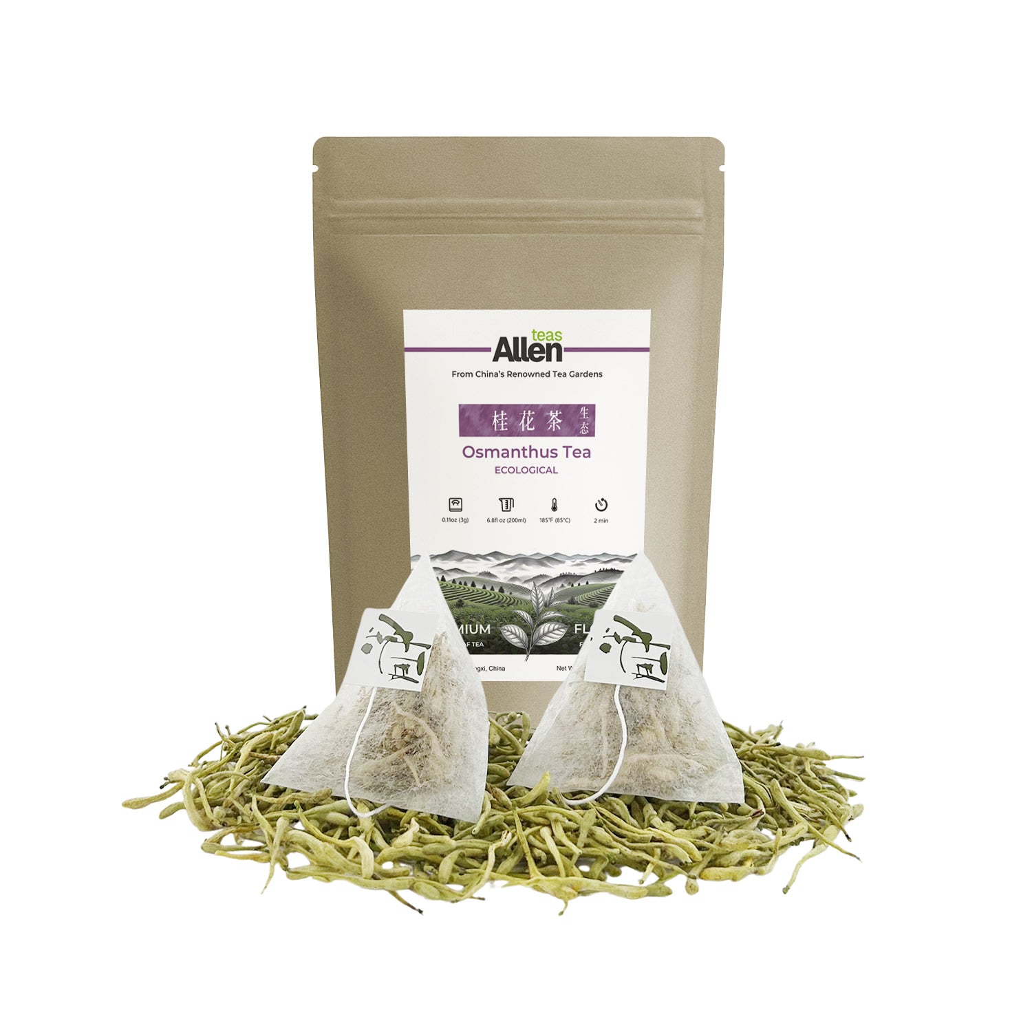 Honeysuckle Tea_Benefits_Floral Tea_Chinese Tea_Eco Tea_AllenTeas
